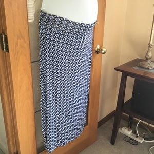 Maternity maxi skirt